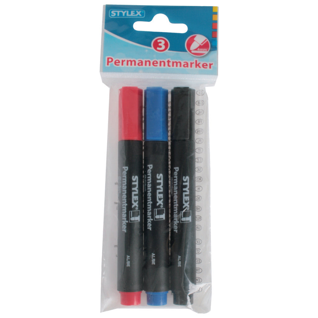Stylex Permanentmarker 3 Stück
