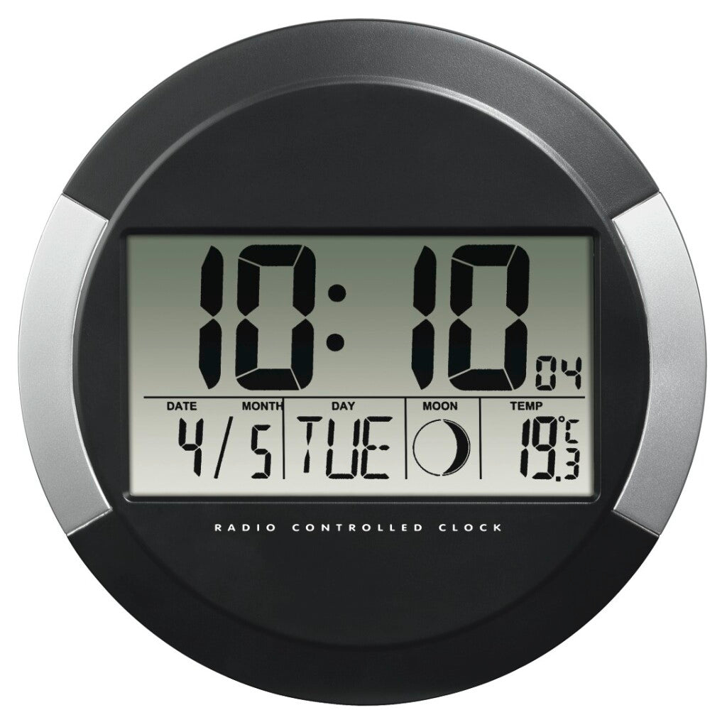 Hama Funk-DCF-Uhr PP-245 schwarz