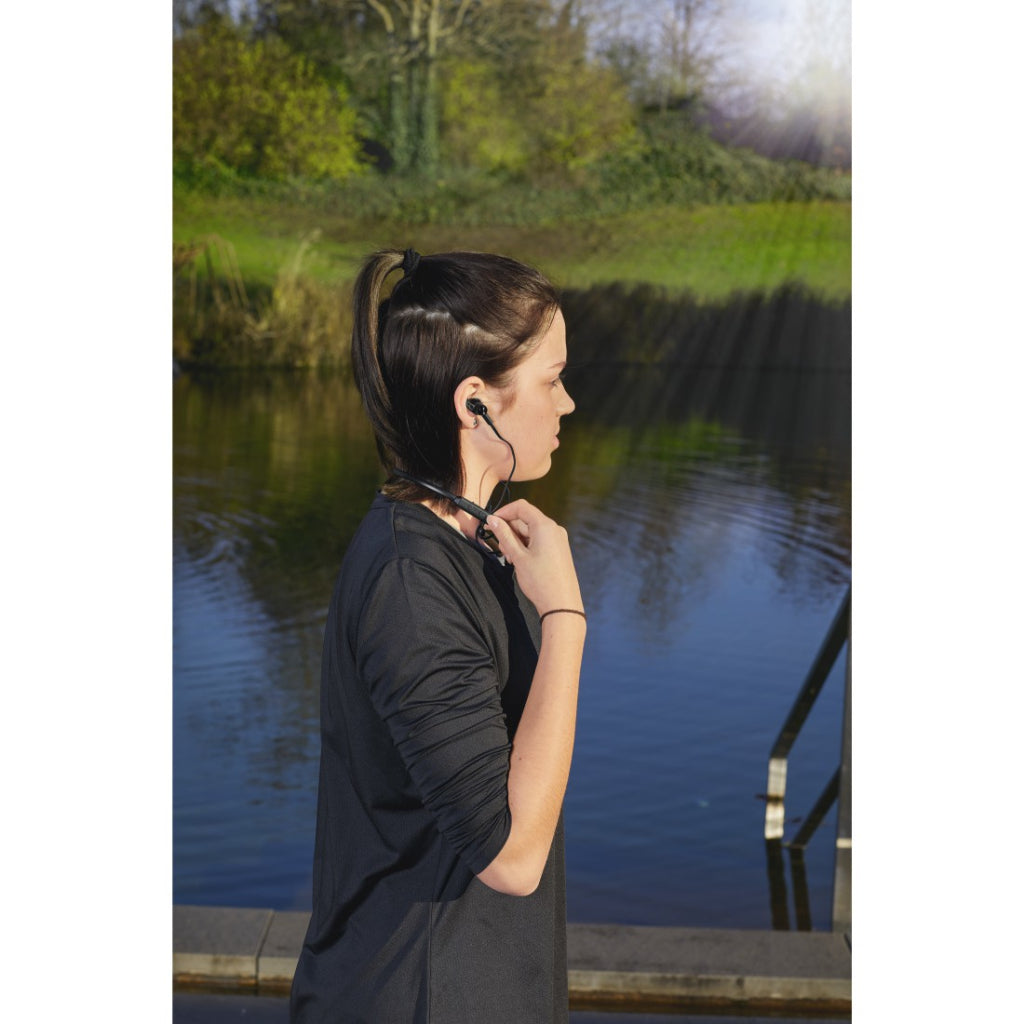 Hama Bluetooth reg; Kopfhörer Freedom Neck In-Ear-Mikrofon Ohrbügel schwarz