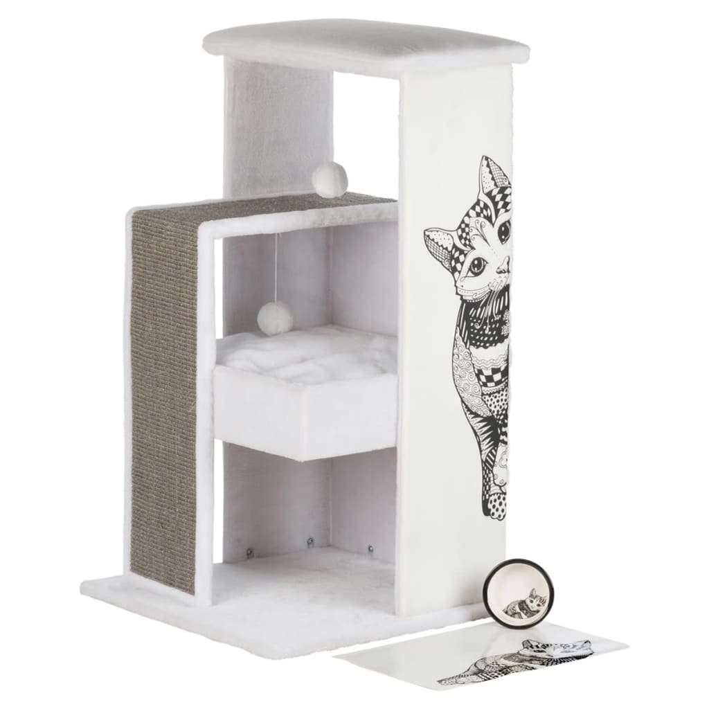 Trixie Kratzer Post Maria White Grey