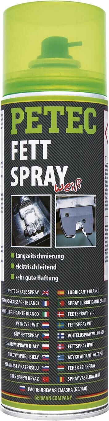 Petec Fettspray Fettspray weiß 500 ml