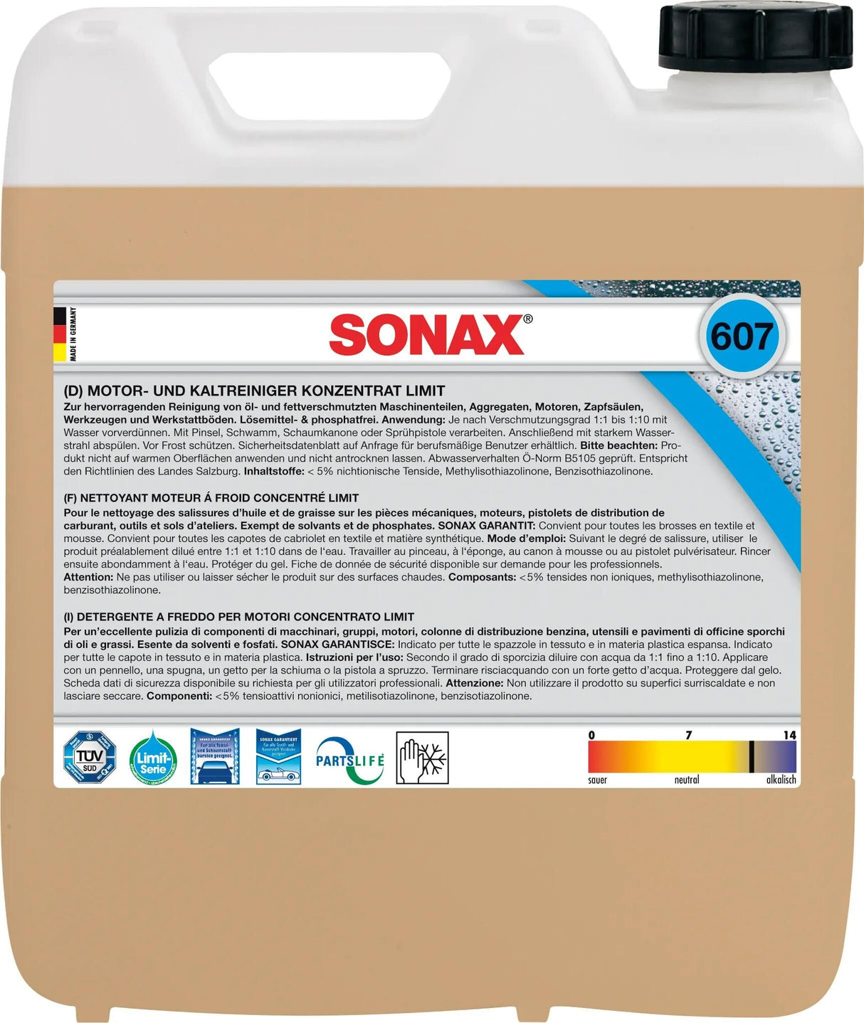 Sonax Kaltreiniger Limit Kaltreiniger 10 ltr.