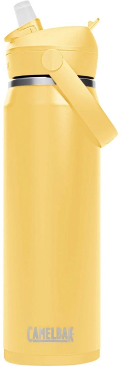 Camelbak Thrive Flip Straw - vakuumisoliert - Isoliertrinkflasche - 750 ml - Gelb (Yellow Bloom)