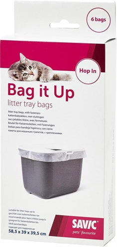 Der Savic-Katzentoilettenbeutel eignet sich zum Hüpfen in der Katzentoilette