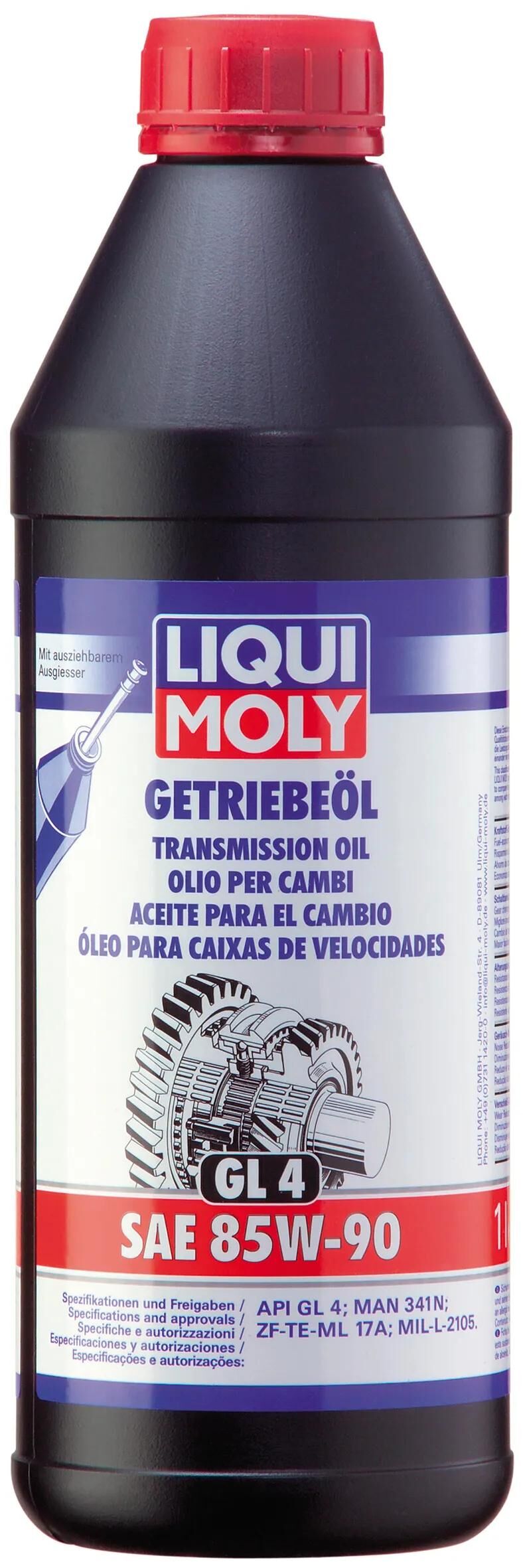 Liqui Moly Getriebeöl GL 4. Getriebeöl gl4 1ltr. sae85w-90
