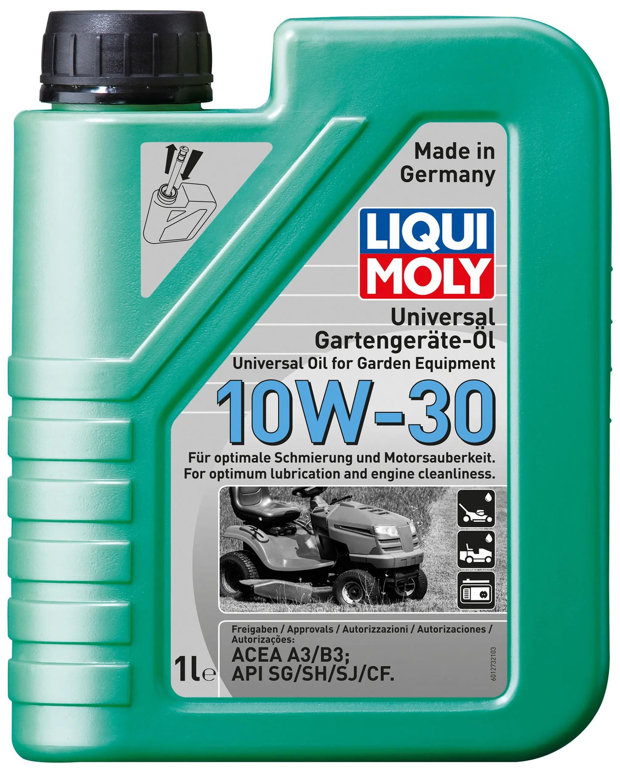 Liqui Moly Motoröl für universelle Gartengeräte. Torf Maeheroel 10w-30 1 ltr.