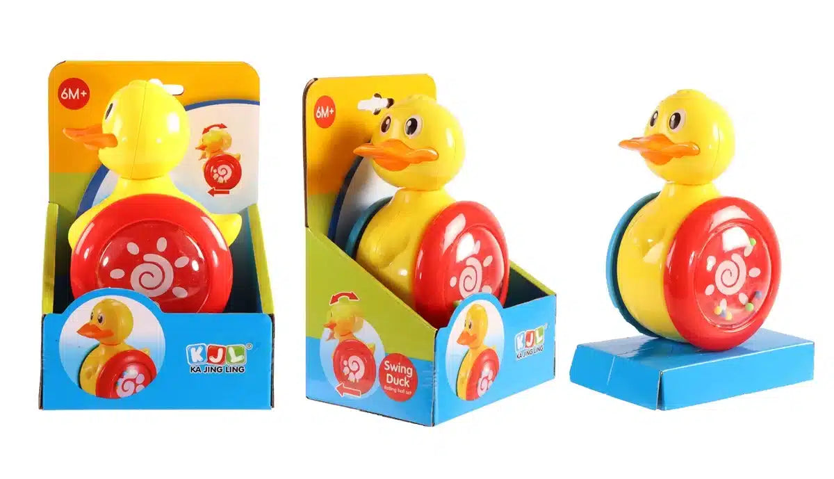 Rollende Ente mit Geräuschen