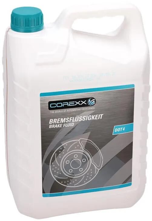 Corexx Bremsflüssigkeit Dot 4 Bremsflüssigkeit Dot 4 5l Kanister