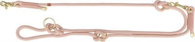 Trixie Soft Rope Hundeleine verstellbar rosa hellrosa