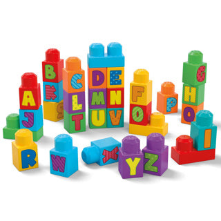 Mega Bloks ABC-Bautasche | 2 Stk