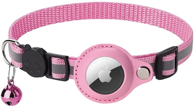 Croci Halsband Katze mit Markenhalter rosa