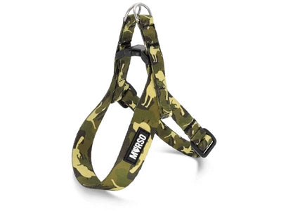Morso Mini-Hundegeschirr, verstellbar, recyceltes Vollmetall, braun