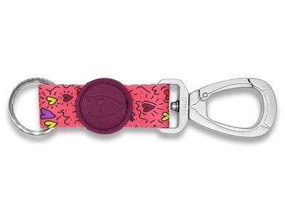Morso Schlüsselanhänger mit Schlüsselanhänger, recyceltes Rosa, Think Pink