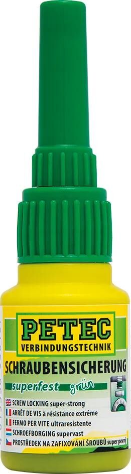 Petec Schraubensicherheitsschraubensicherung 10g Super Solid Grün