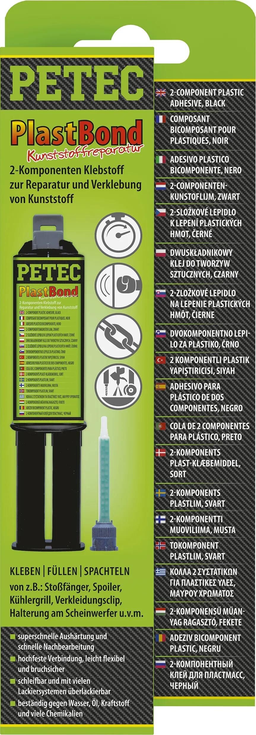 Petec Kleber Plastbond 2K Kleber Plastbond 24ml Doppelspritze