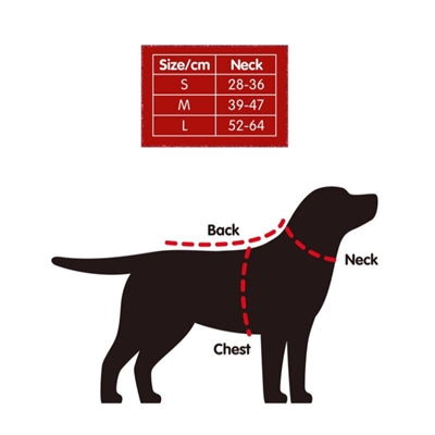 Viele Geschenke, Weihnachtsschal, ich war ein guter Hund, rot, grün