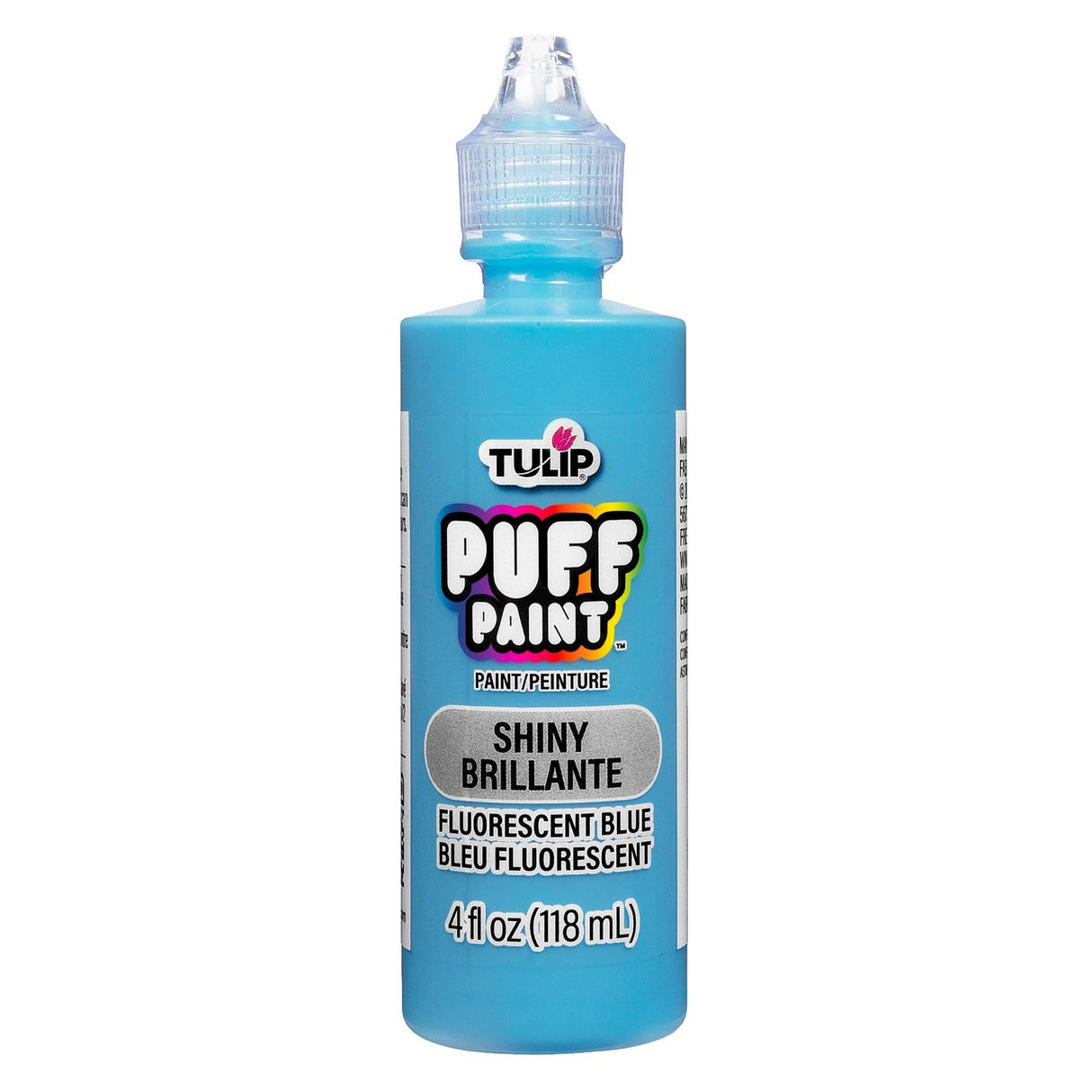 Tulip • dimensionale Stoffmalquaste, fluoreszierendes Blau, 118 ml