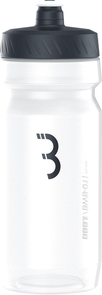 Bbb cycling comptank bidon racefiets - inhoud 550 ml - drinkbus fiets - bpa vrij - wit zwart - bwb-01