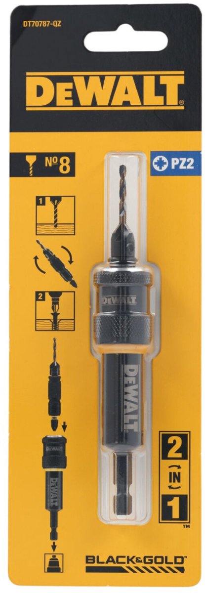 Dewalt Flip Drive – Bohrer- und Schraubenset – 8 mm – Schnellwechsel