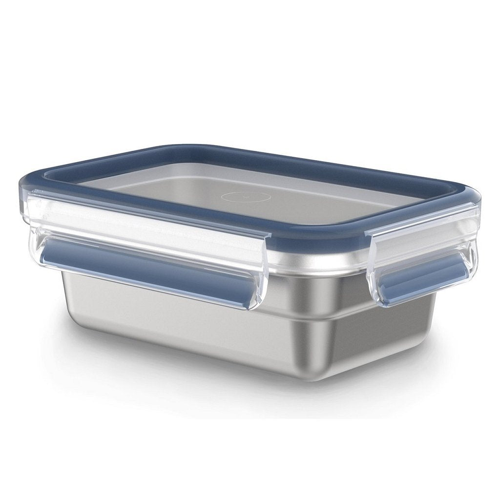 Tefal Tefal N1150310 Master Seal Frischhaltebehälter 0,5 l, Edelstahl, Blau