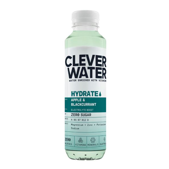 Clever water hydrate apple blackcurrant pet 500 ml