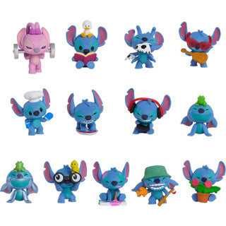 Disney Stitch Minifiguren-Kapseln, sortiert