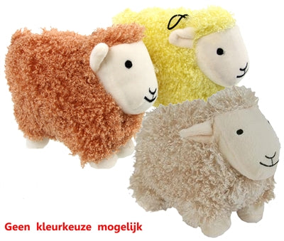 Glückliches Haustier, lockiges Haustier-Plüschschaf