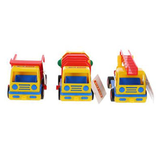 Wader Polesie Muldenkipper Kranwagen Müllwagen 19 cm