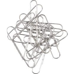 Paperclips viking 75 mm zilver