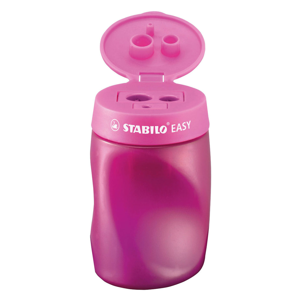 Stabilo EasySharpener - 3 in 1 Bleistift schärfer - links - Pink
