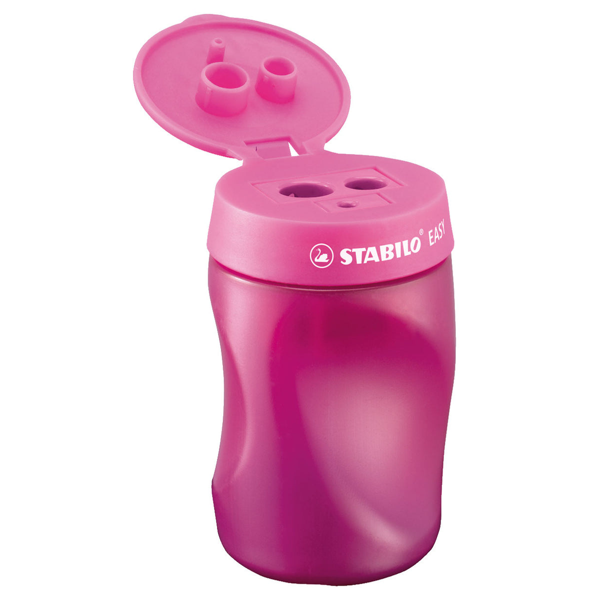 Stabilo EasySharpener - 3 in 1 Bleistift schärfer - links - Pink