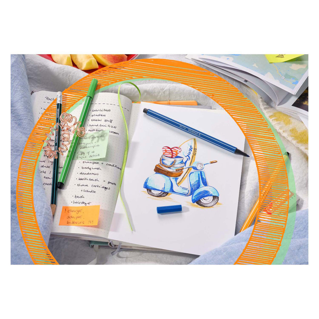 Stabilo Pen 68 - Filzstift - Set à 15 Stück