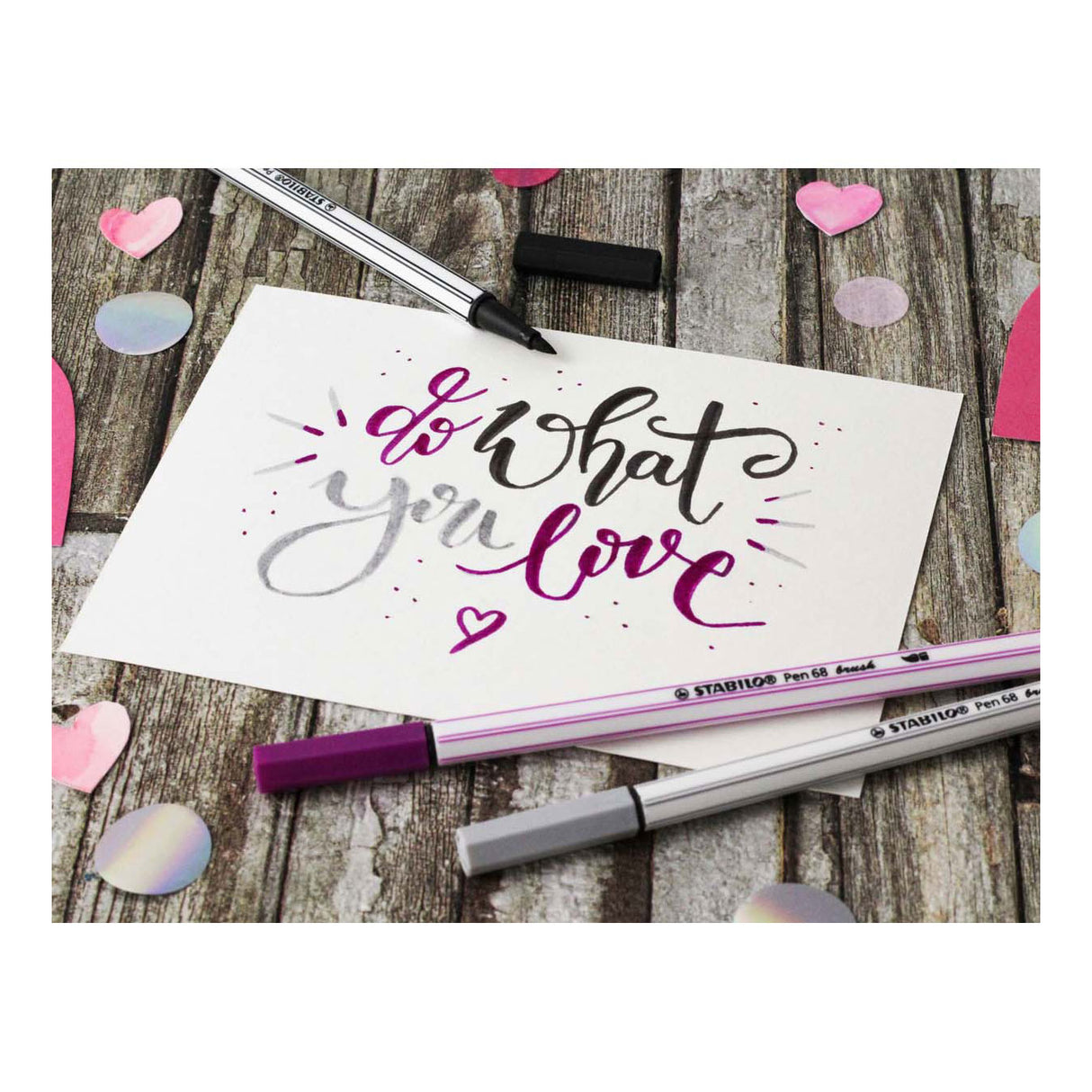 Stabilo Pen 68 Pinsel - Filzstift - dunkler Ocker (89)