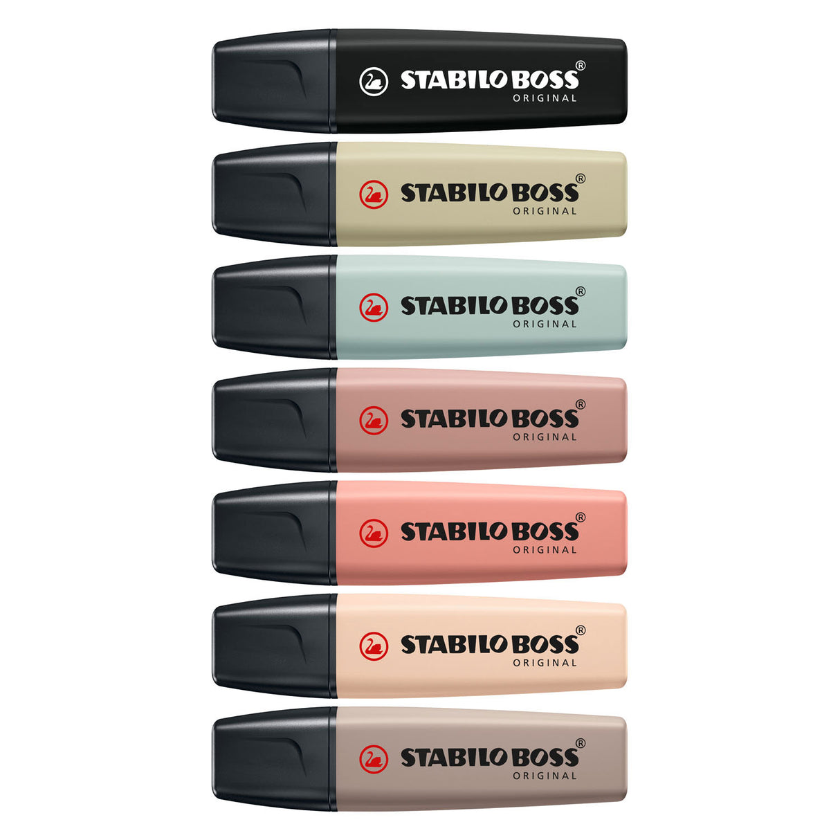 Stabilo Boss Original - Markierungsmarker - Set 8 Stücke - Naturecolors