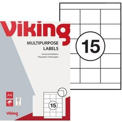 Multifunctionele etiketten viking wit, zelfklevend