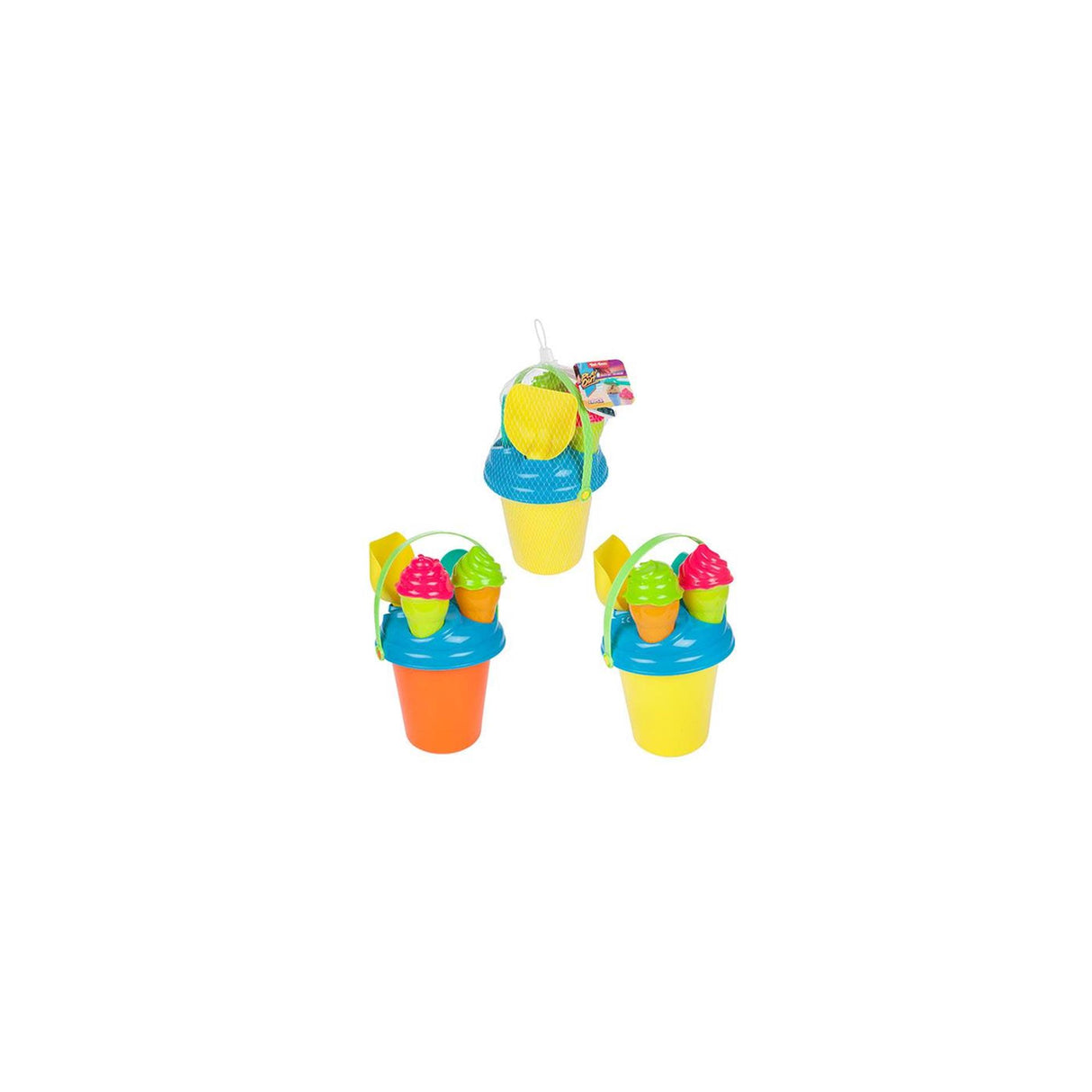 Toi-toys Play Out Beach Set Eimer und Eisformen, 8-teilig.