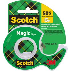 Klebeband und Abroller Scotch Magic 19mmx25m transp