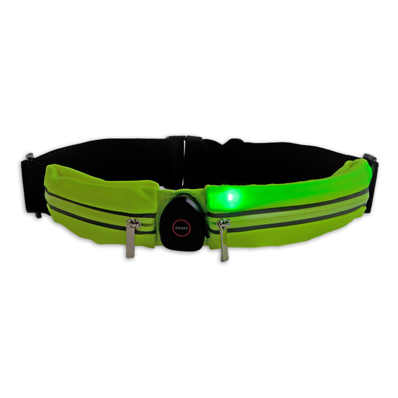 Lynx reflektierender LED-Hüfttaschen-Laufgürtel (doppelt) USB