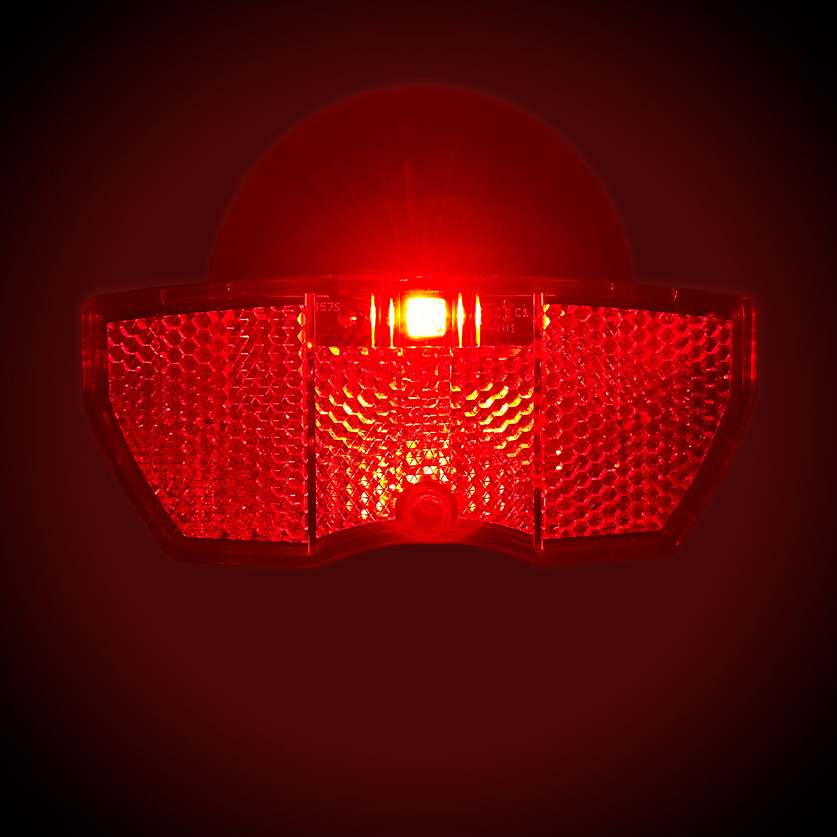 Luchs kleines LED-Hinterlicht 50-80 mm, inklusive Batterien