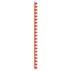 Binderücken GBC Kunststoff A4 12 mm rot Kapazität 95 Blatt