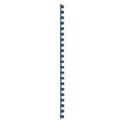 Binderücken GBC Kunststoff A4 10 mm blau Kapazität 65 Blatt