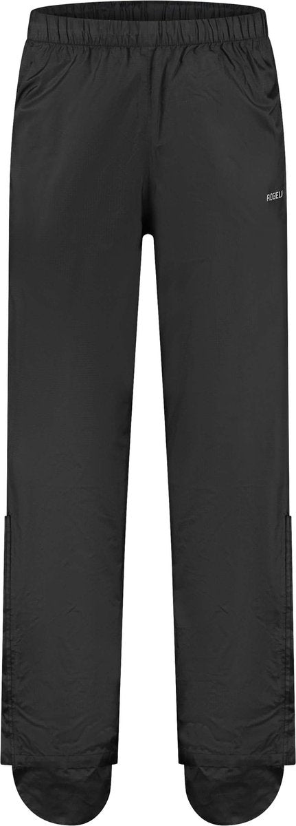 Rogelli houston fiets regenbroek heren - waterdicht - met schoenbescherming - zwart - maat m