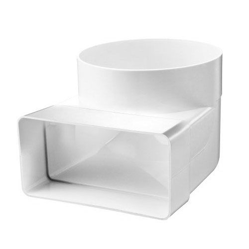 Flat Channel 110x54mm Ecke 90 Vertikal> 100 mm