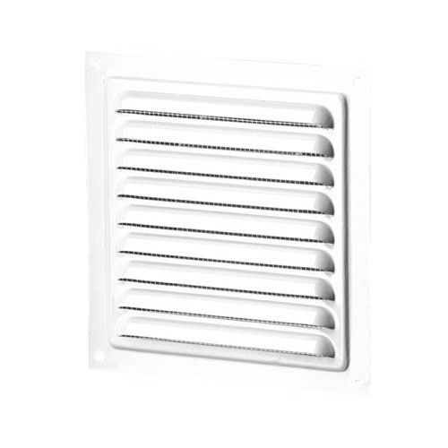 Sham -Kader mit Fliegengitter Aluminium weiß 300 x 300 mm