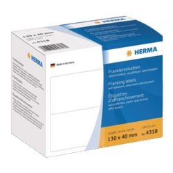 Herma Frankieretiketten doppelt 130x40 1000 Stk.