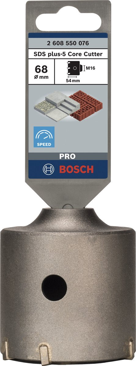 Bosch Pro SDS Plus-5 Kernschneider, 68 x 50 x 80 mm