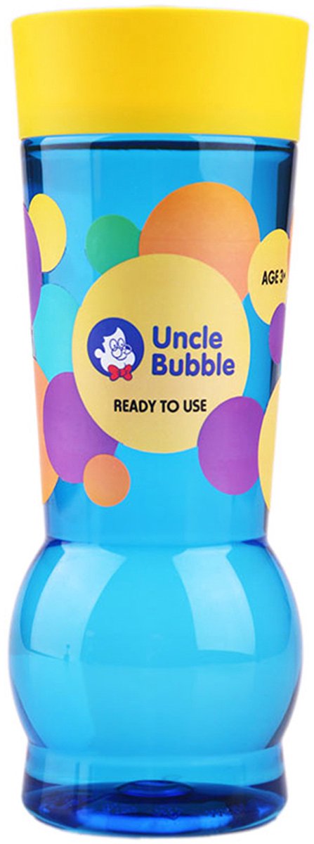 Uncle Bubble - Seifenblasenbläser - Nachfüllen großer Seifenblasen gelb - 944 ml