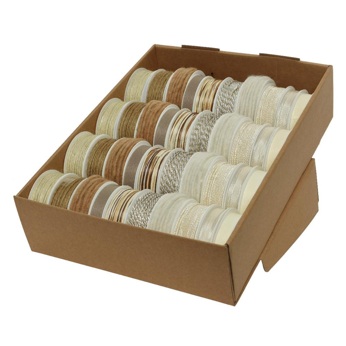 Decoris Band Polyester 10 sortiert