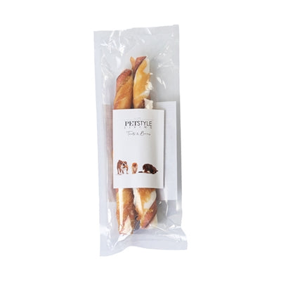 Petstyle Living Twisted Stick Multicolor mit Hühnchen