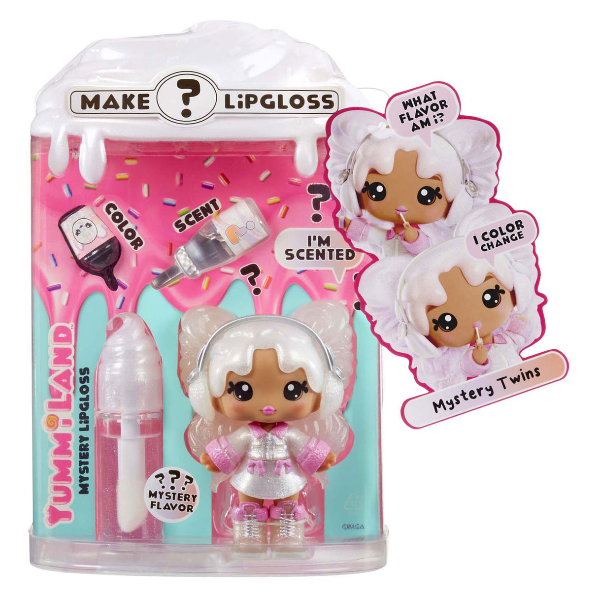 MGA Entertainment Yummiland Doll – Mystery Playing Figure Series 1 mit Lipgloss-Set
